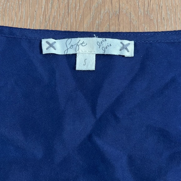 SOFT JOIE Two-Tone Cowl Back/Peek-A-Boo Back Dress - Blue - Size: Small - Picture 9 of 16